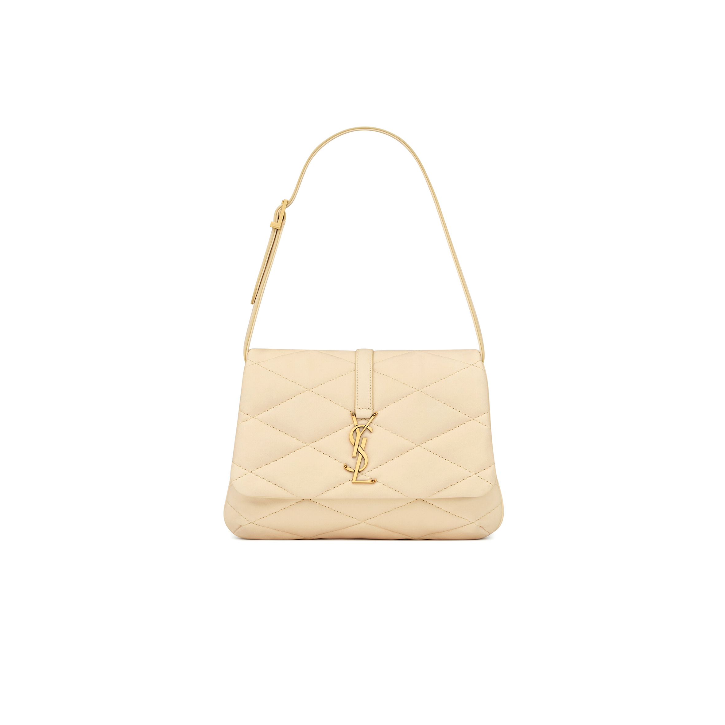 YSL LE 57 HOBO BAG IN QUILTED NUBUCK SUEDE 698567AABR89243 (24*18*5.5cm)